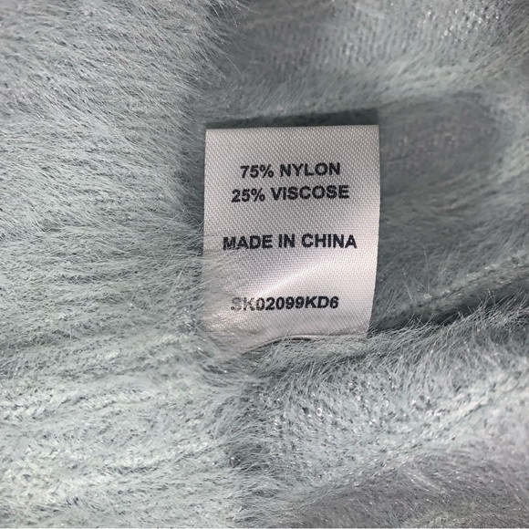 Meshki Skirt Womens M Jasmine Pistachio Striped Knit Stretchy Fluffy Pencil Midi - Picture 10 of 10